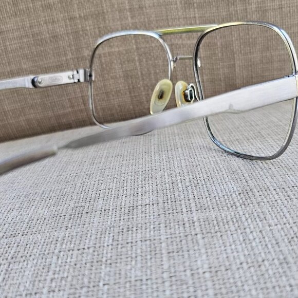 Vintage Men Eyeglasses/Glasses Frame Safilo Silver Tone Men Sunglasses Frame - Picture 6 of 11
